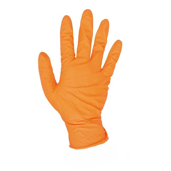 GUANTS NITRILO DIAMANTAT EXTRA 578NR T/8 50U. JUBA