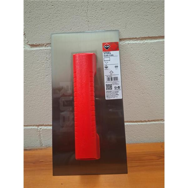 LLANA ACER 150*300MM. M/PLASTIC RUBI