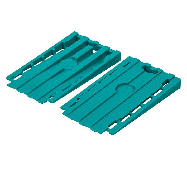 CUNYA NIVELLADORA UNIVERSAL 35x60x6mm 30u. WOLFCRAFT