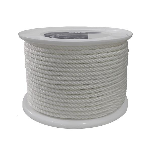 CORDA TRENADA POLIESTER 8MM BLANC EHS (xmetre)