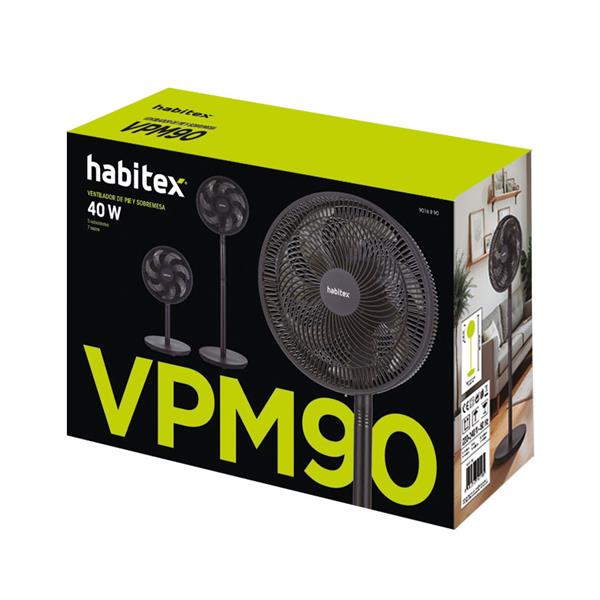 VENTILADOR PEU/SOBRETAULA 40W VPM90 HABITEX