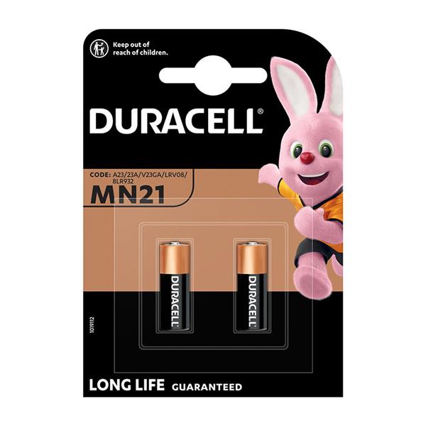 PILA ALKALINE 12V MN21 A23 2UNITATS DURACELL