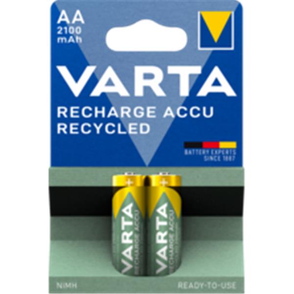 PILA RECARREGABLE AA HR6 2U.VARTA 2100mAh NATURE