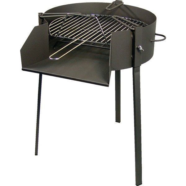 BARBACOA AMB SUPORT PAELLA &Oslash;50xh75CM ZORRO
