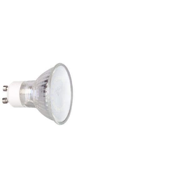 BOMBETA DICROICA LED GU10 4,5W 3000K 400lm 120&ordm; TRANSP. DUOLEC