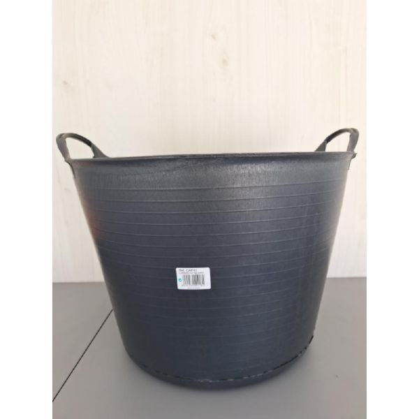 CABAS PLASTIC 42L NEGRE PLASVI