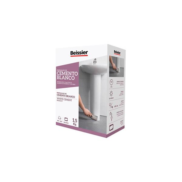 CIMENT BLANC 1.5KG BEISSIER