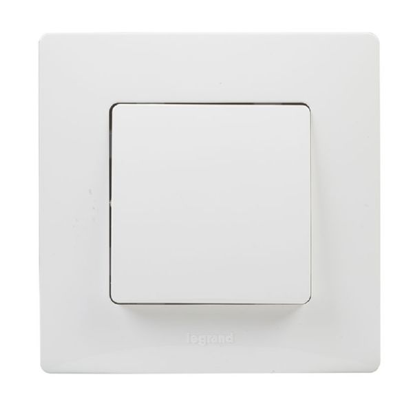 CONMUTADOR EMPOTRAR NILOE AMB PLACA BLANC LEGRAND