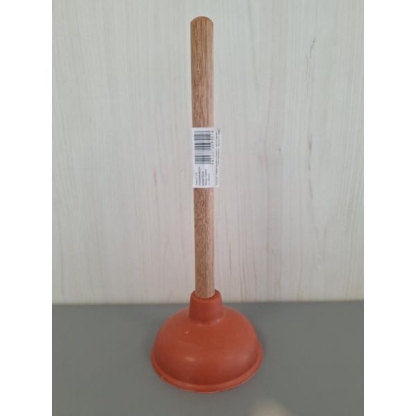 DESEMBUSSADOR GOMA 125MM VERMELL M/FUSTA