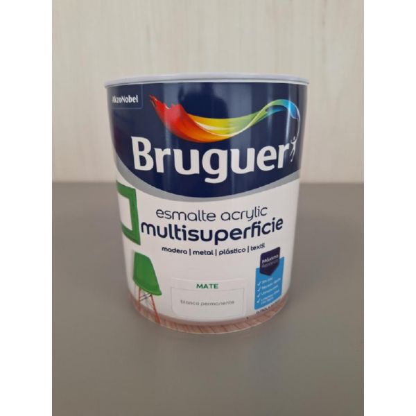 ESMALT ACRYLIC MATE BLANC 750ML BRUGUER