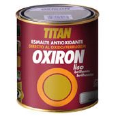 ESMALT OXIRON LLIS GRIS METALITZ.750ML TITAN
