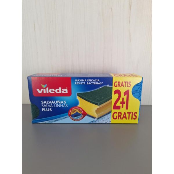 FREGADOR SALVA UNGLES 2+1 VILEDA