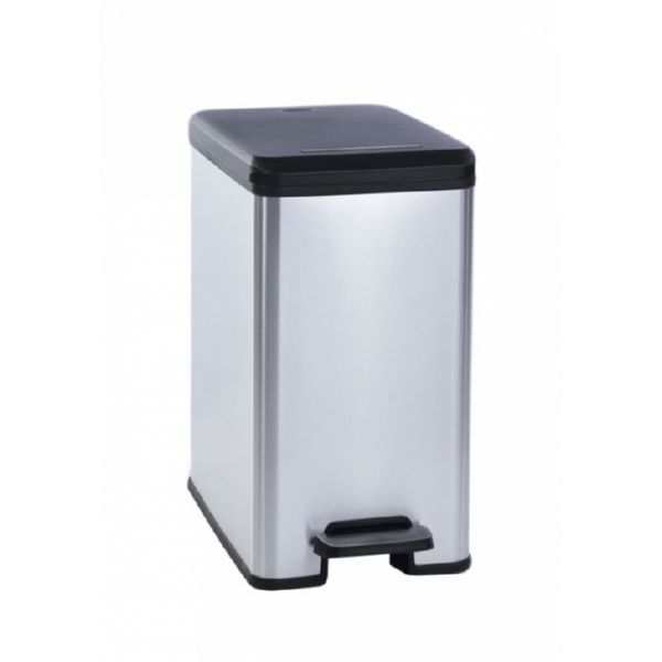 GALLEDA PEDAL 25L. METAL SLIM BIN CURVER