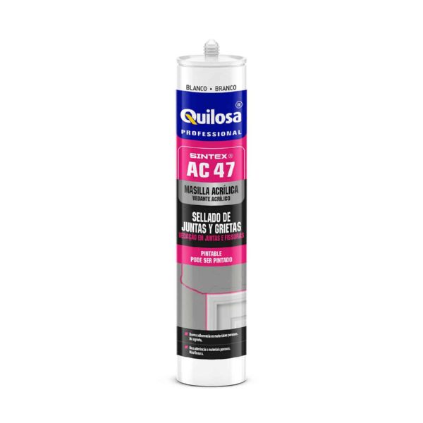 MASSILLA ACRILICA BLANCA AC-47 300ML QUILOSA