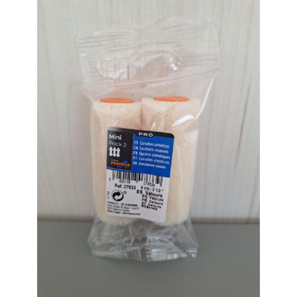 RECANVI RODET VELOUR 6CM 2U. PENTRILO