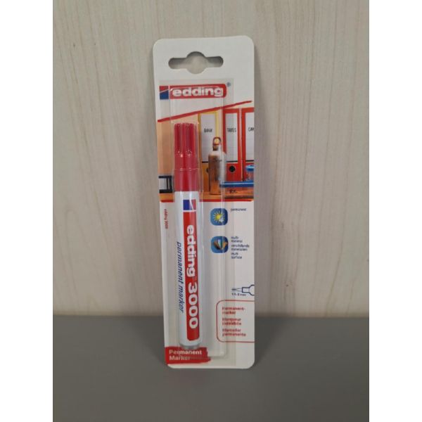 RETOLADOR PERMANENT VERMELL 1,5-3MM EDDING 3000