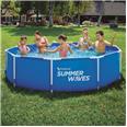 Piscina tubular + depuradora rattan